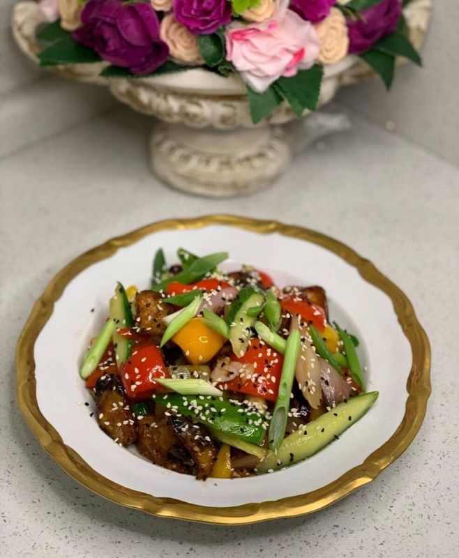 Баклажаны по-китайски: нежный вкус в кисло-сладком соусе