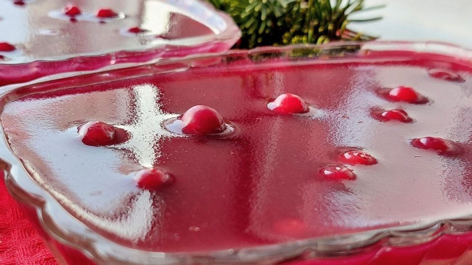 Паштет из куриной печени с брусничным желе