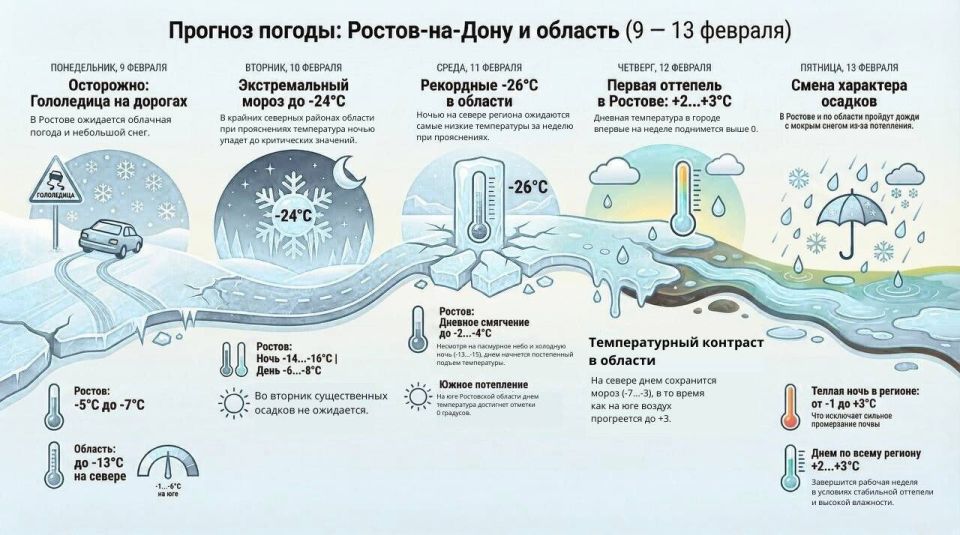 Какой будет погода в Ростовской области на этой неделе