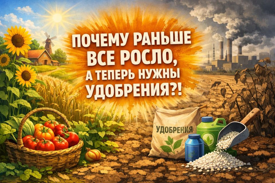 Почему растения росли лучше без удобрений в прошлом?