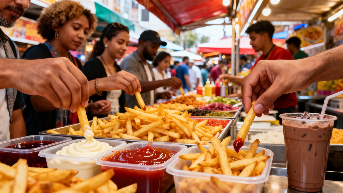 Как по всему миру едят картошку фри: от уксуса до молочного коктейля