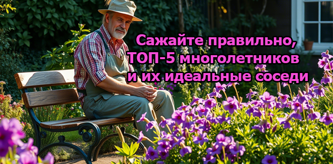 Необычные соседи для цветов: как создать идеальную композицию на клумбе