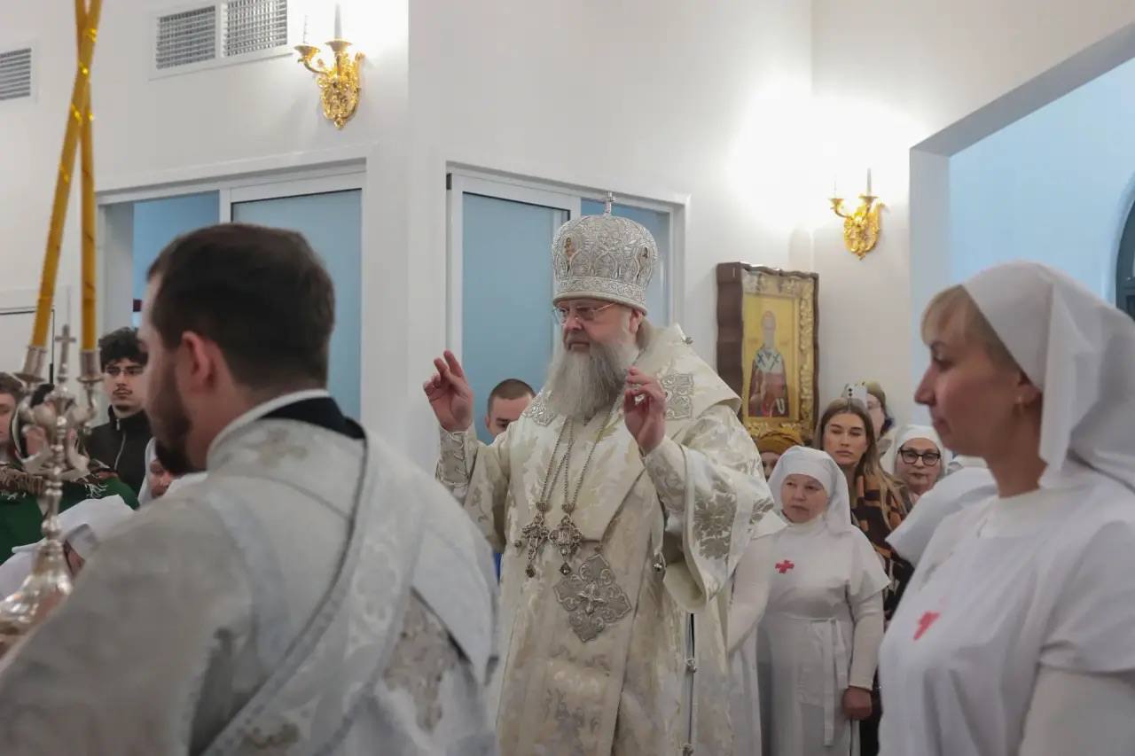 Юрий Слюсарь: Сегодня в Ростовском военном госпитале освятили православный храм Юрий Слюсарь: Сегодня в Ростовском военном госпитале освятили православный храм