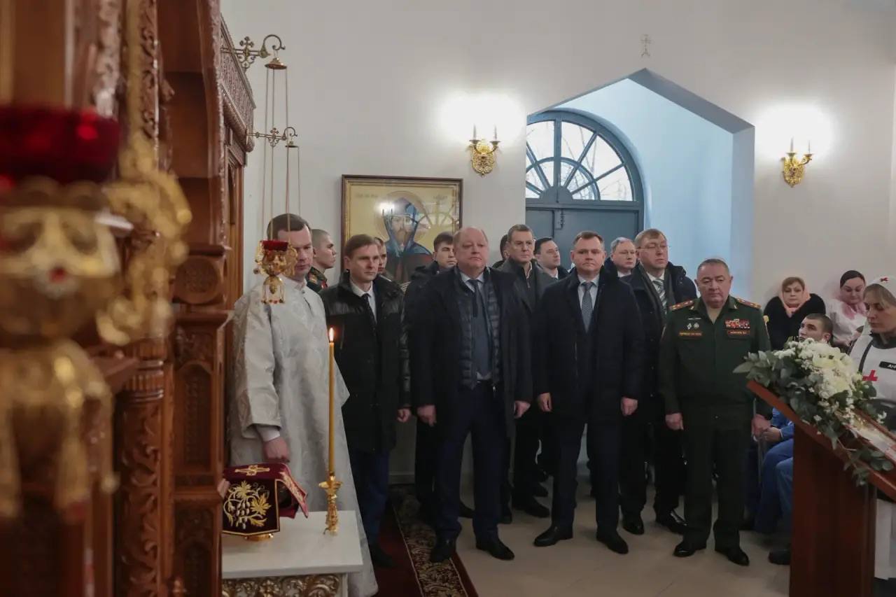 Юрий Слюсарь: Сегодня в Ростовском военном госпитале освятили православный храм Юрий Слюсарь: Сегодня в Ростовском военном госпитале освятили православный храм