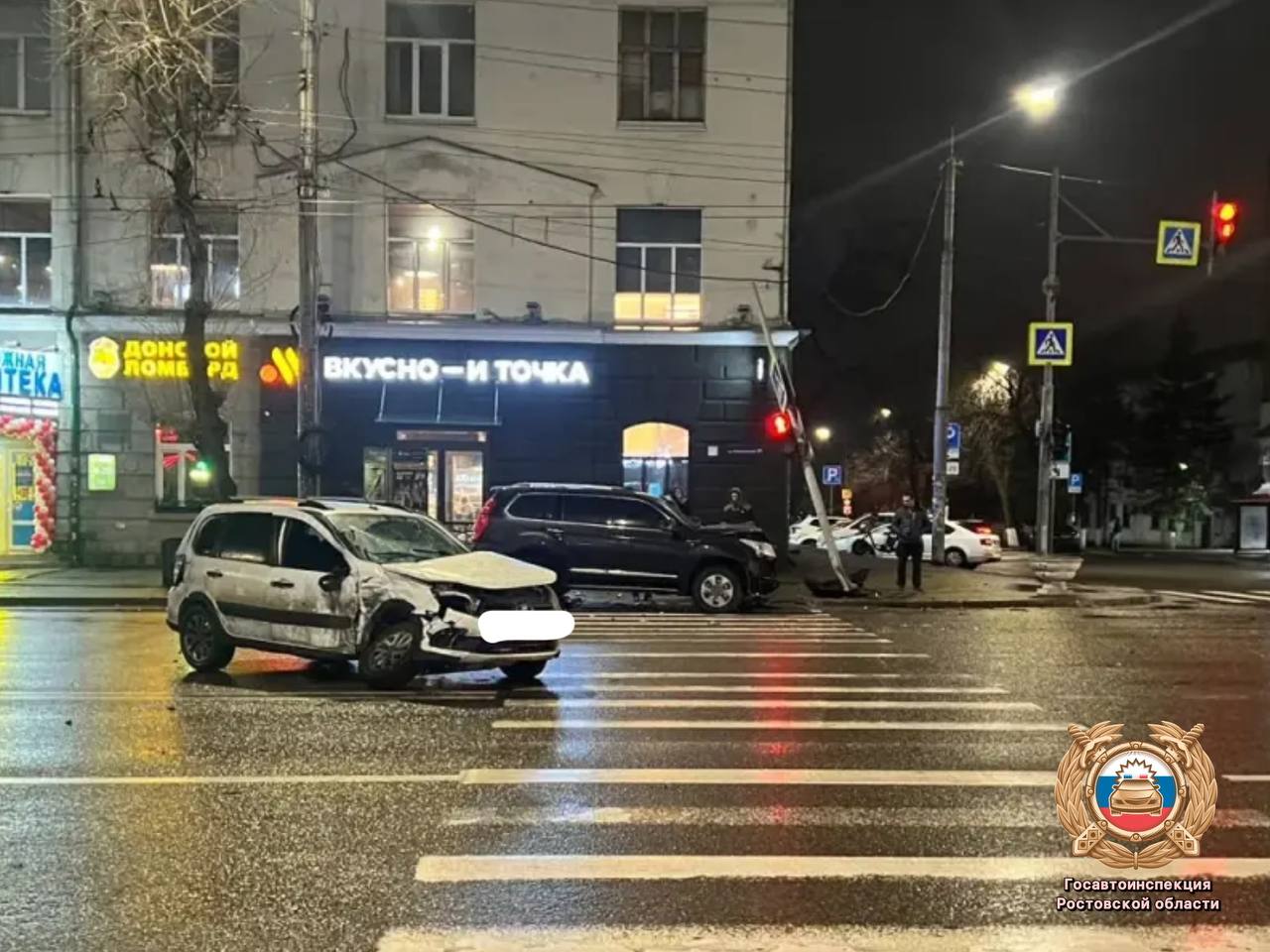 ДТП на Будённовском проспекте в Ростове