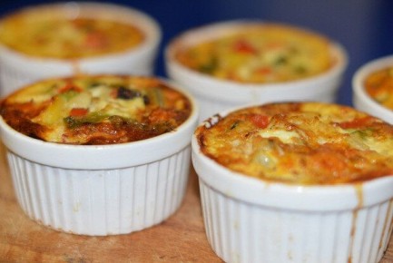 Порционные омлеты с свининой и овощами: идеальное блюдо для обеда