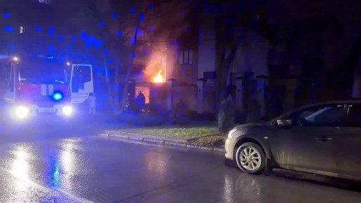 Очевидцы сообщают о пожаре на ул. 1-й Баррикадной в Ростове