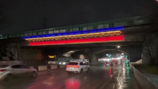 Александр Скрябин: Теперь мост на улице Нансена по ночам подсвечивают цветами российского триколора и флага Ростовской области