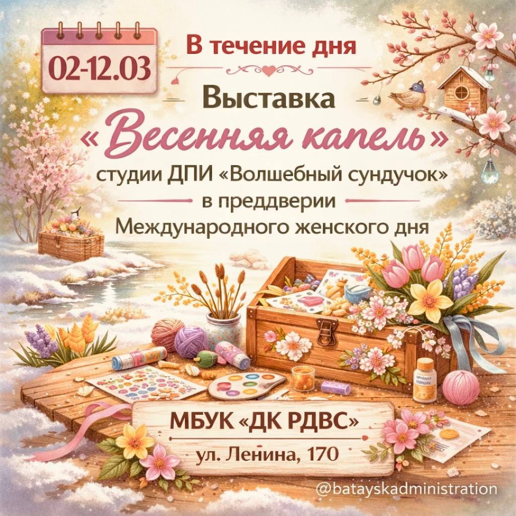 Куда сходить в Батайске на следующей неделе?