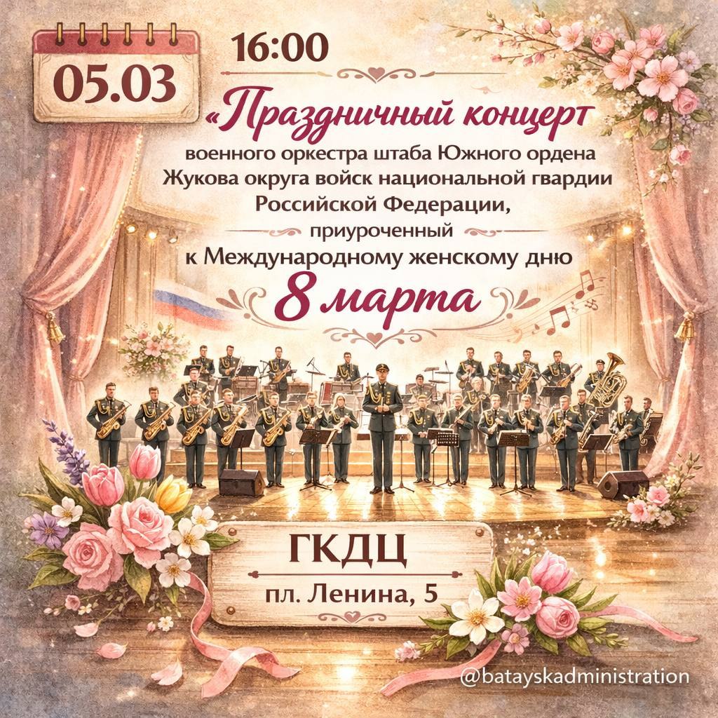 Куда сходить в Батайске на следующей неделе? Куда сходить в Батайске на следующей неделе?