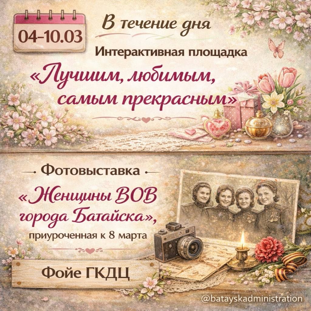 Куда сходить в Батайске на следующей неделе? Куда сходить в Батайске на следующей неделе?