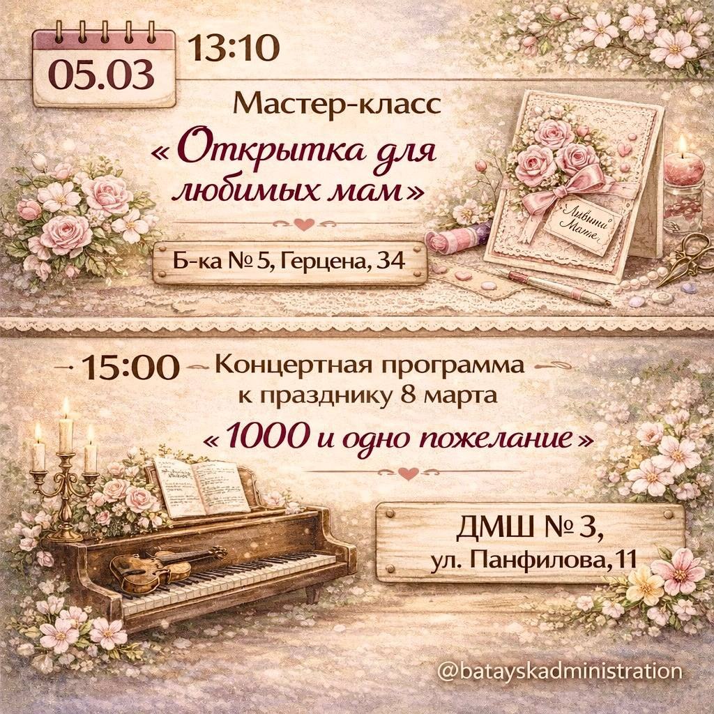 Куда сходить в Батайске на следующей неделе? Куда сходить в Батайске на следующей неделе?