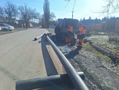 В Шахтах проводят замену трубы на перекрёстке Пролетарской и Сквозного