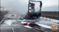 Фура загорелась на 1072 километре М-4 "Дон" в Ростовской области, сообщили в Госавтоинспекции по региону