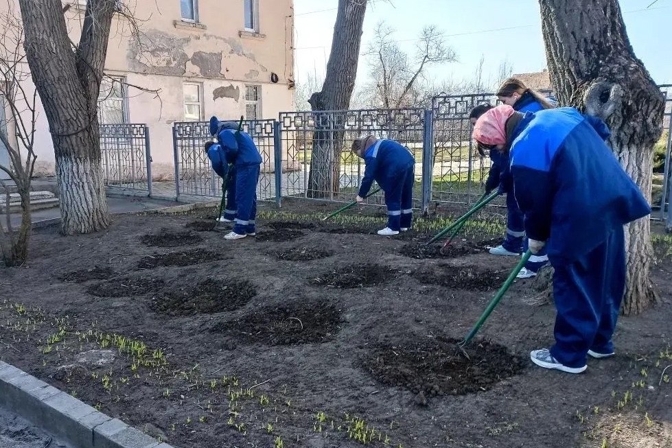 Благоустройство города Шахты продолжается: студенты привели в порядок улицу Садовую Благоустройство города Шахты продолжается: студенты привели в порядок улицу Садовую