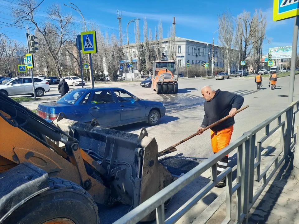 Ямочный ремонт по проспекту Карла Маркса