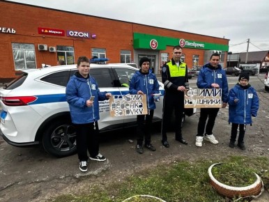 В Егорлыкском районе в рамках широкомасштабной акции «Весна. Дети. Безопасность» и в преддверии 90-летия Госавтоинспекции состоялся рейд