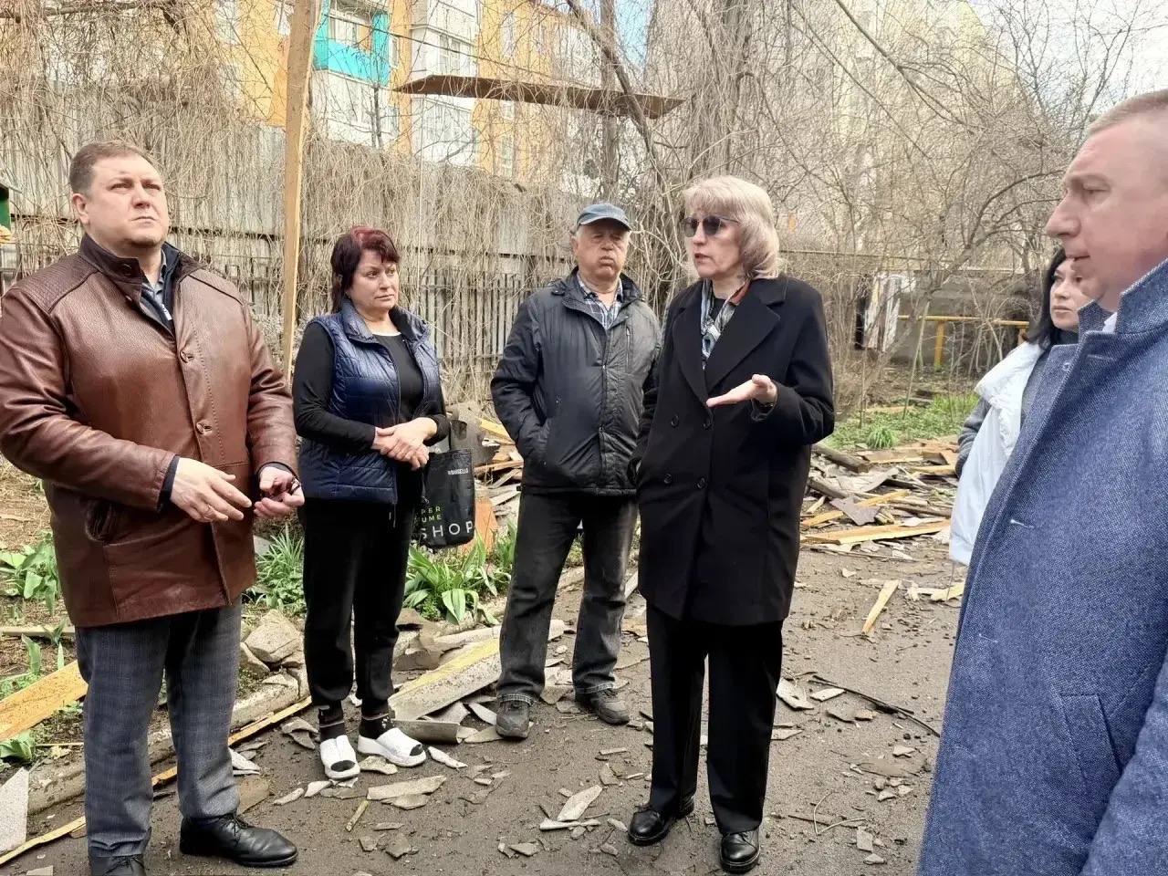 Глава Таганрога показала последствия атаки БПЛА на город