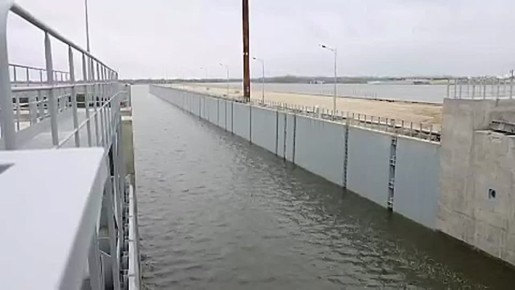 Первый этап Багаевского гидроузла открыли в Ростовской области