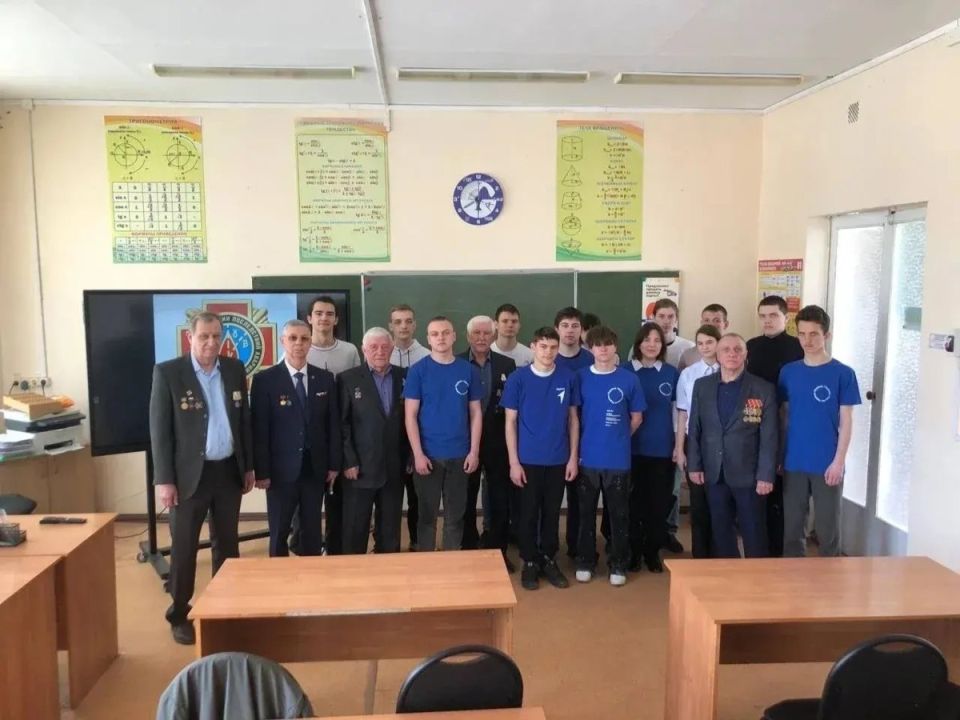 В Батайске прошла встреча студентов Донинтеха с ликвидаторами аварии на Чернобыльской АЭС