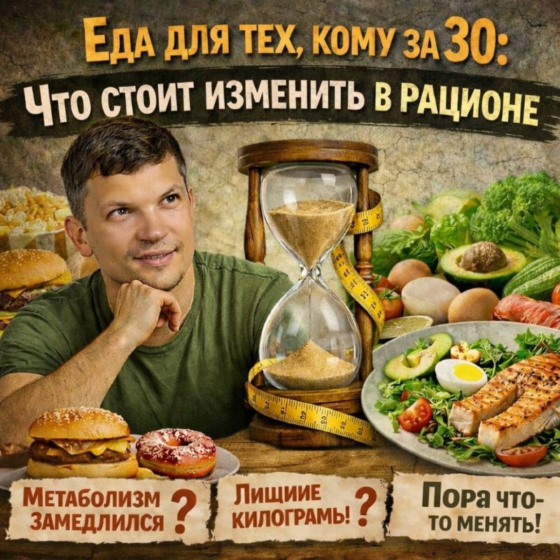 Питание после 30: как адаптировать рацион к изменяющемуся организму