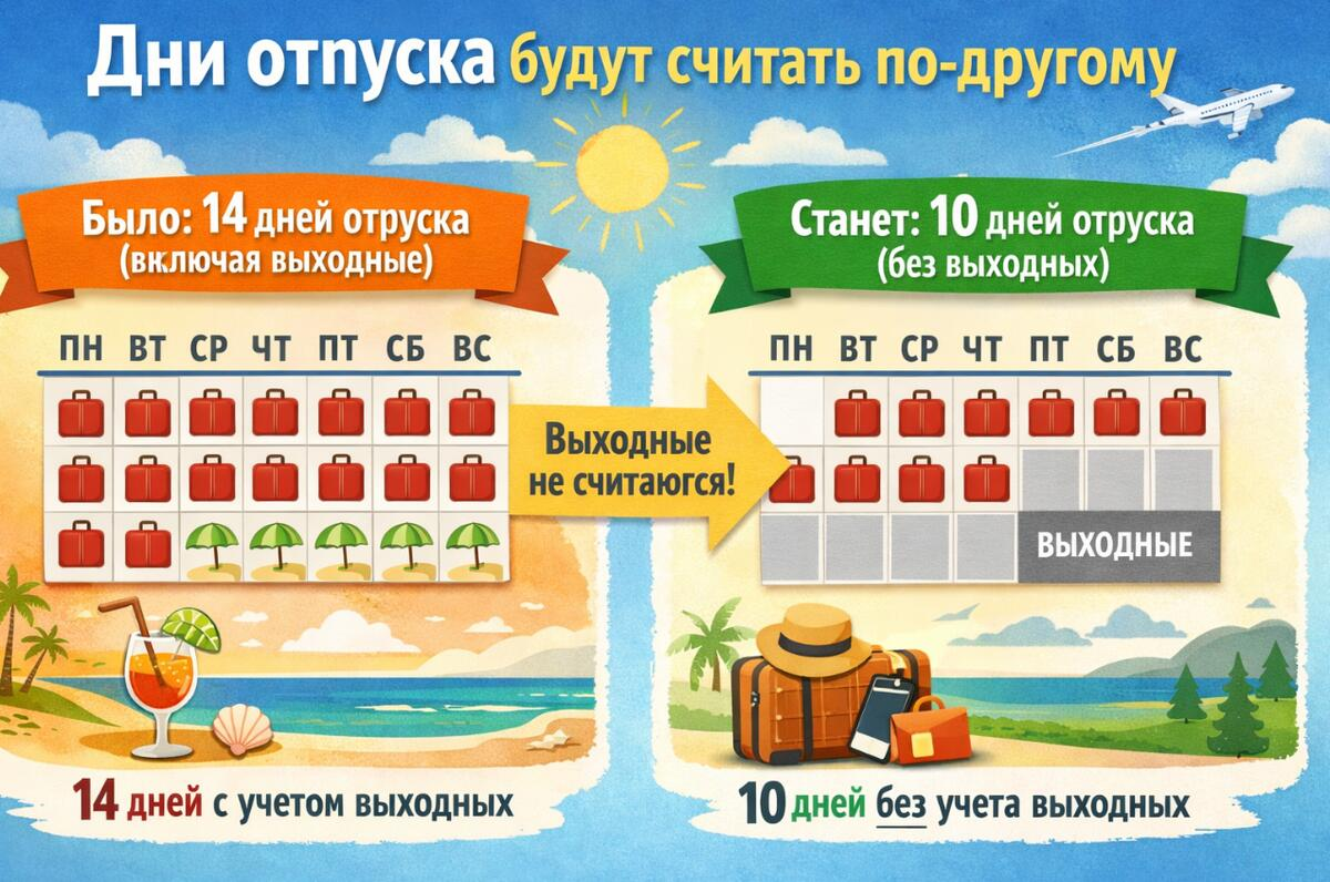 Отпуск на праздничные дни: что нужно знать в 2026 году