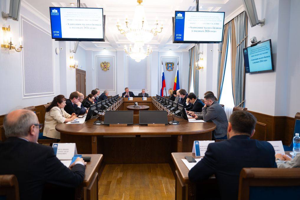 В донском парламенте состоялось общественное обсуждение вопросов развития малого и среднего предпринимательства в современных условиях