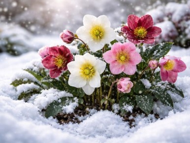 Зимний сад оживает: как морозцы и камелии приглашают жизнь в холодный сезон