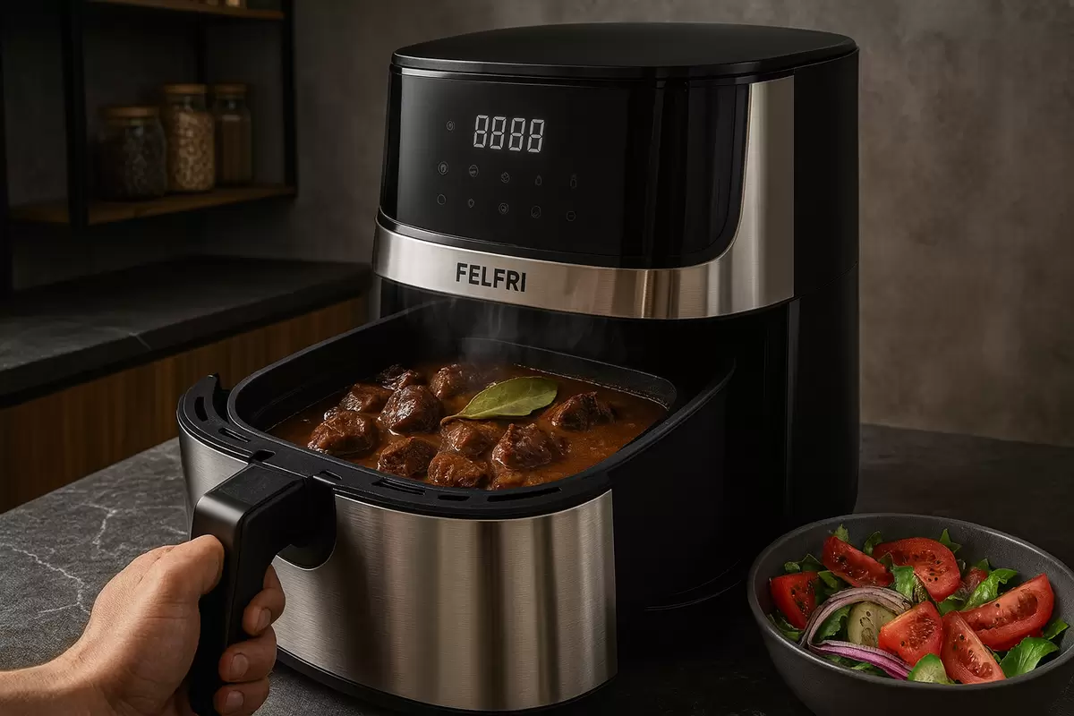 Томлёная телятина в аэрогриле: секреты сочного ужина без масла