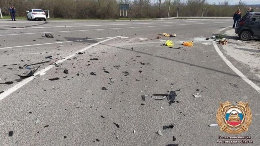 Мужчина и годовалый младенец пострадали в столкновении иномарок под Ростовом