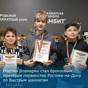 В Ростове-на-Дону состоялось открытое первенство города по быстрым шахматам