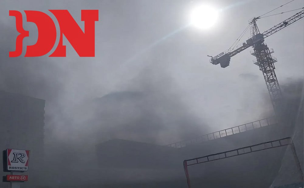 В Ростове загорелся недостроенный торговый комплекс на Вересаева В Ростове загорелся недостроенный торговый комплекс на Вересаева