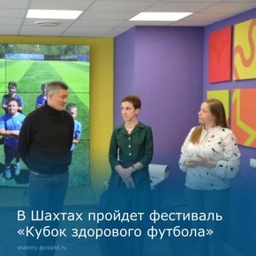 В Шахтах прошла презентация проекта «Территория здорового футбола: пространство и досуг для детей и семей г.Шахты»