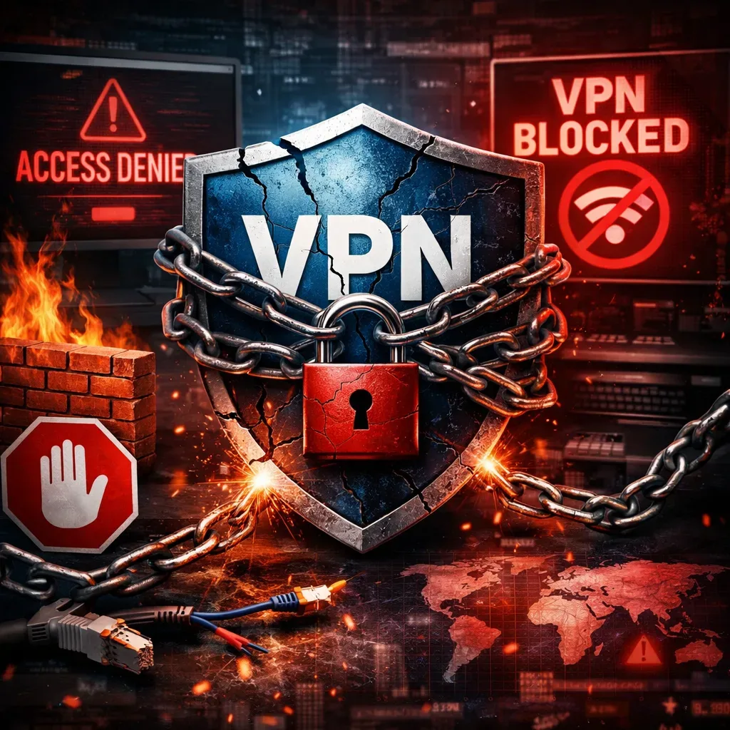 Уже завтра в России начинается масштабная волна блокировок VPN-сервисов