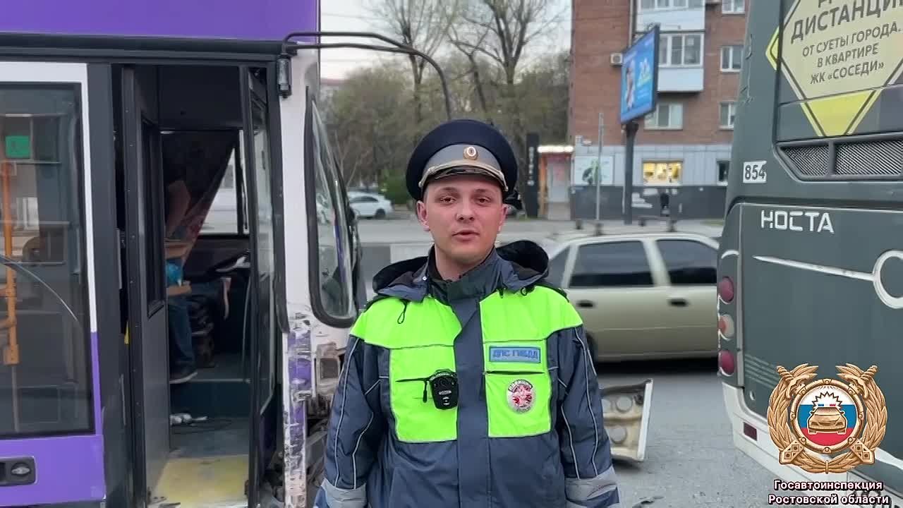 61-летний пассажир пострадал в ДТП с автобусами в Ростове