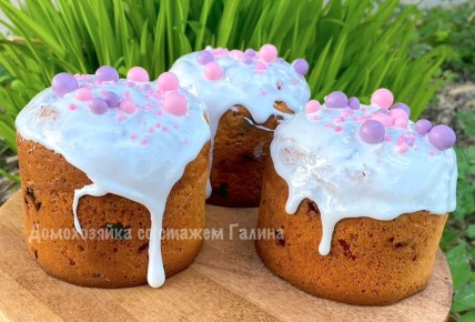 Пасхальные куличи с творогом: быстро и вкусно