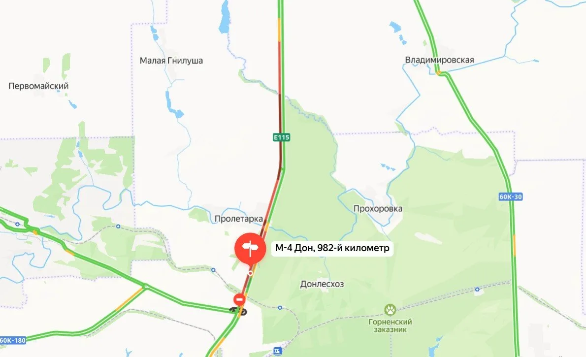 10-километровая пробка растянулась на М4 «Дон»