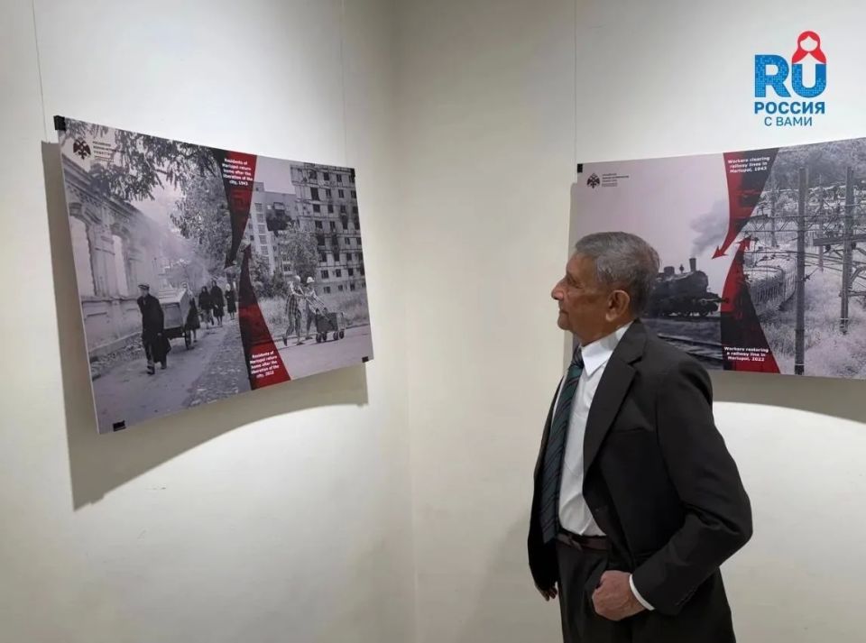 В Русском доме в Нью-Дели открылась фотовыставка «Мариуполь — город воинской славы» В Русском доме в Нью-Дели открылась фотовыставка «Мариуполь — город воинской славы»