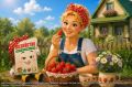 Клубника цветёт – осторожнее с поливом