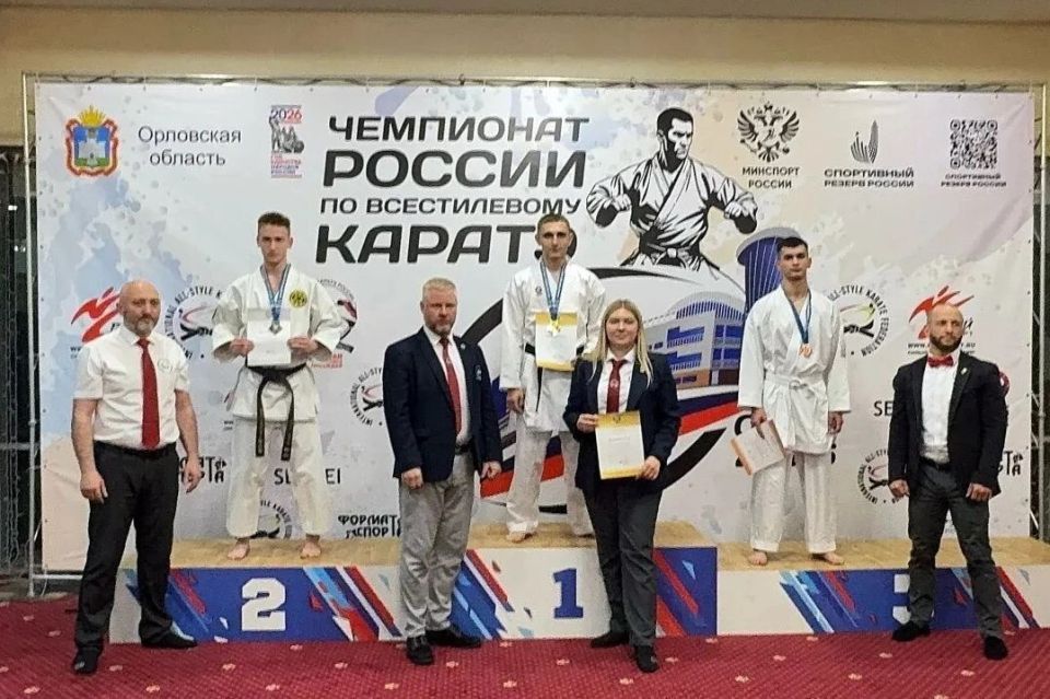 Шахтинцы на пьедестале Чемпионата России Шахтинцы на пьедестале Чемпионата России