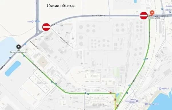 Участок Керченского шоссе перекроют завтра в Феодосии