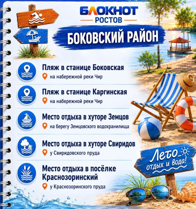 Список пляжей для отдыха в Ростовской области Список пляжей для отдыха в Ростовской области