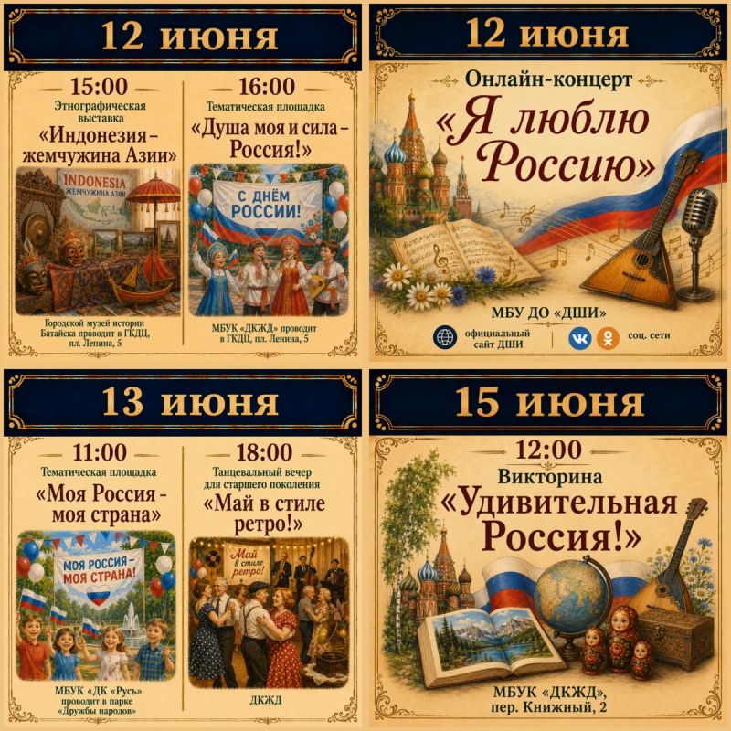 Куда сходить в Батайске на следующей неделе? Куда сходить в Батайске на следующей неделе?