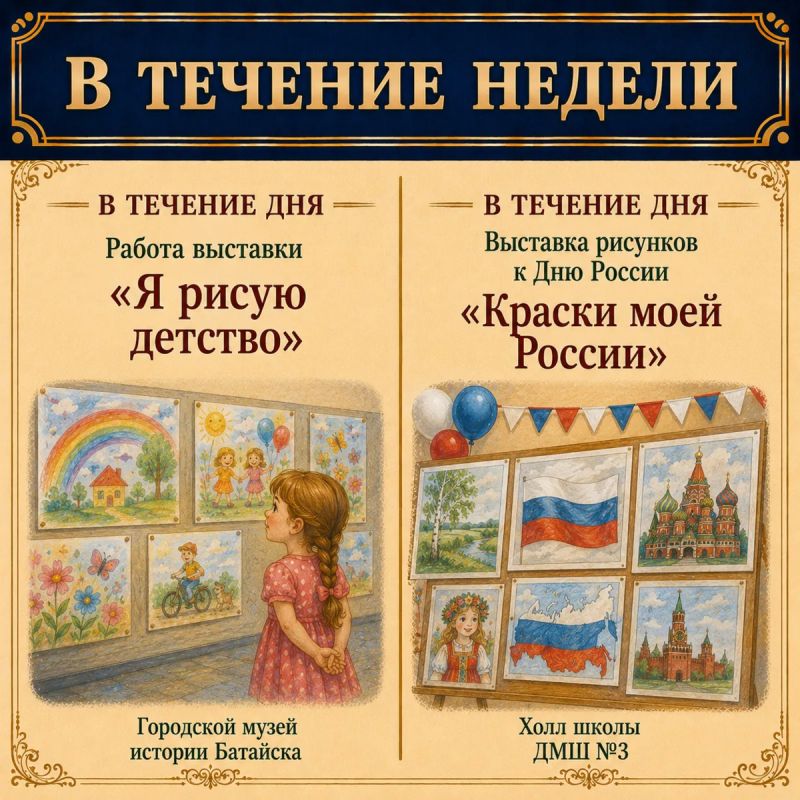 Куда сходить в Батайске на следующей неделе? Куда сходить в Батайске на следующей неделе?
