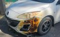 Зумеры подожгли пух и спалили автомобиль в Ростове