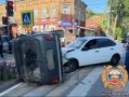 Сотрудники полиции устанавливают обстоятельства ДТП с тремя пострадавшими