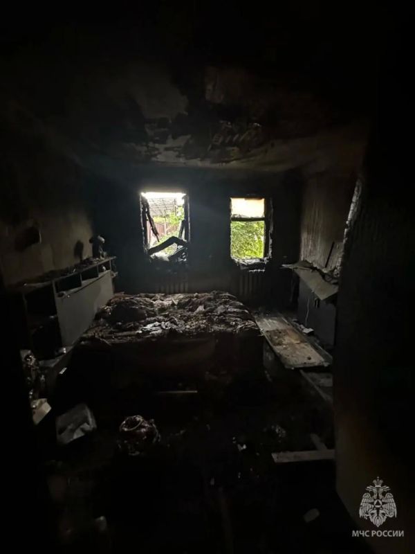 В Ростове при пожаре в частном доме погиб 59-летний мужчина