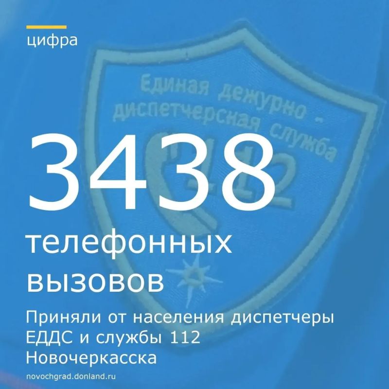 C 8 по 14 июня диспетчеры ЕДДС и службы 112 города приняли от населения – 3438 телефонных вызовов