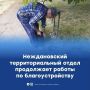 Неждановский территориальный отдел усиленно занимается улучшением внешнего вида городских территорий