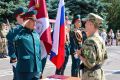 «…Клянусь достойно исполнять воинский долг, мужественно защищать свободу, независимость и конституционный строй России, народ и Отечество»